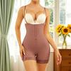 Damen Shapewear Bauchkontroll-Shorts Nach der Operation Kompressions-Po-Lifter mit Reißverschluss im Schritt Anti-Roll-Silikonstreifen Schlankmachender Body Shaper