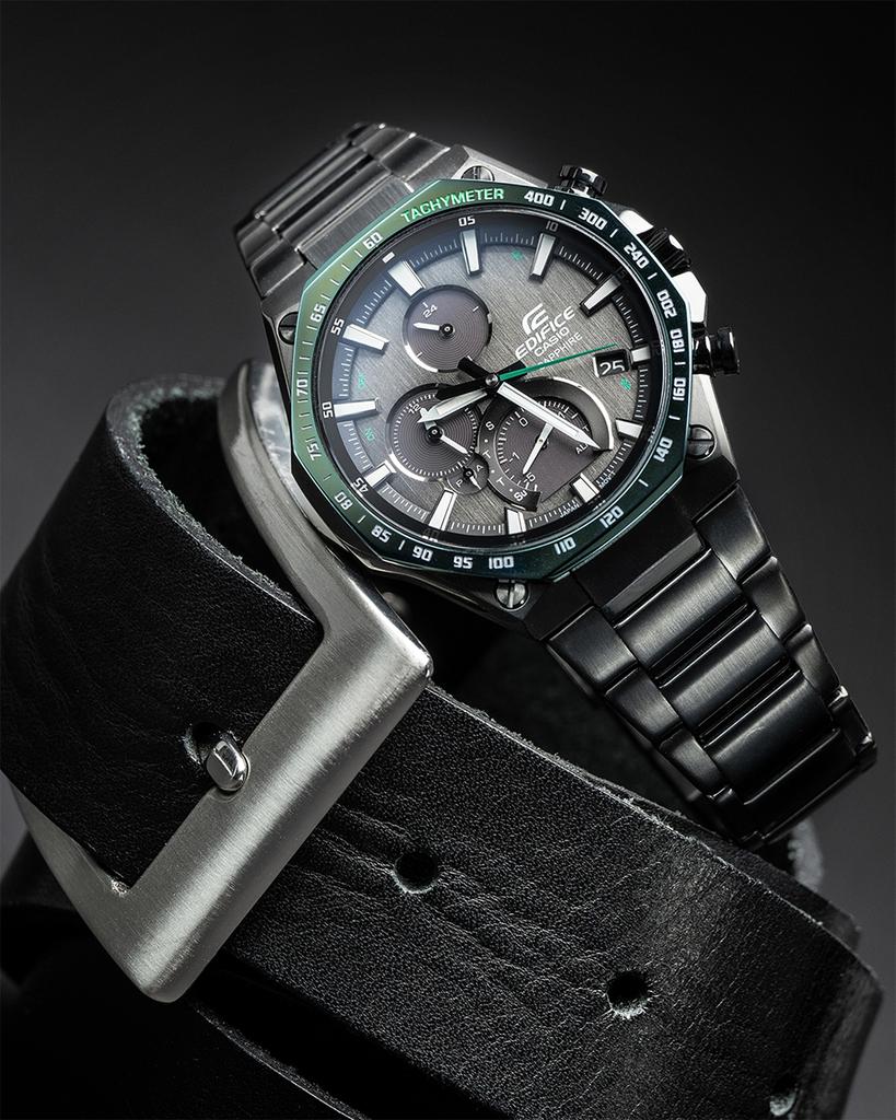 Casio Edifice Men's Stainless Steel 100M Water Resistant Analog Quartz Watch EQB-1100XYDC-1A