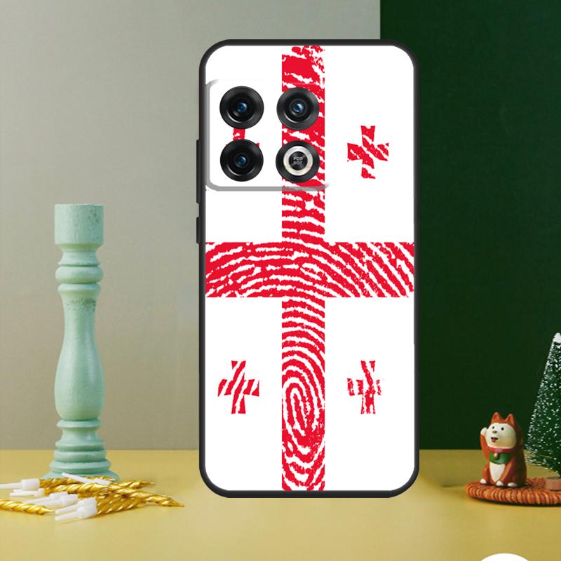 Georgia Flag Case For OnePlus Nord CE 4 2 3 Lite N20 N30 9 10 Pro 8T 9RT 10T 10R 12R 13R 11 12 13 Cover