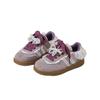 Spring 2026 Kids' Korean-Style Mesh Trainers with Pearl & Lace Trim