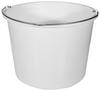 PLASTIC BUCKET 12 LITERS WHITE - WIA PL 12BL
