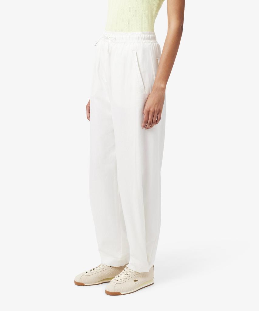 LACOSTE Women'S Linen Blended Casual Track Pants Hf6777-56G 70V