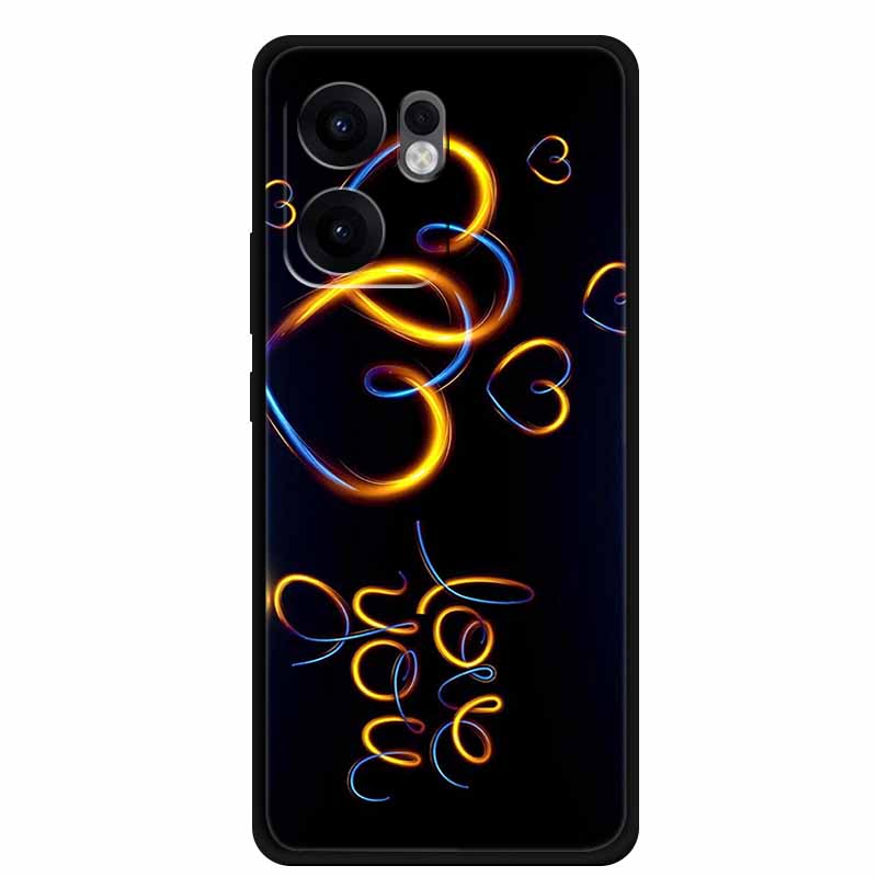 Phone Case For OPPO Reno 13F Case 13 F Coque Black Silicone Soft TPU Back Cover Bag For OPPO Reno13F A5x Case Protective Shell