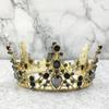 Retro Black Baroque Crown for Cake Decoration