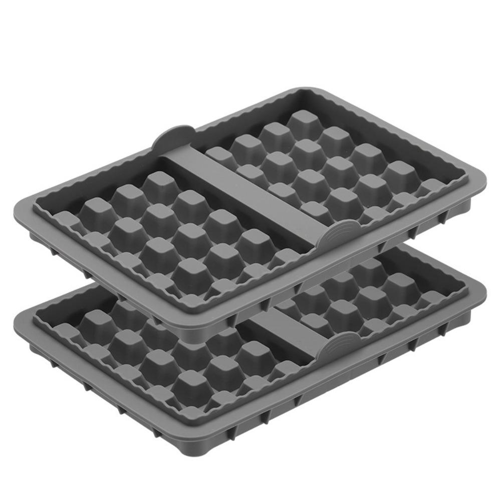2 Piece Portable Silicone Air Fryer Waffle Mold Square/Rectangular Non-stick Baking Mold Heat-resistant Waffle Maker Pastry