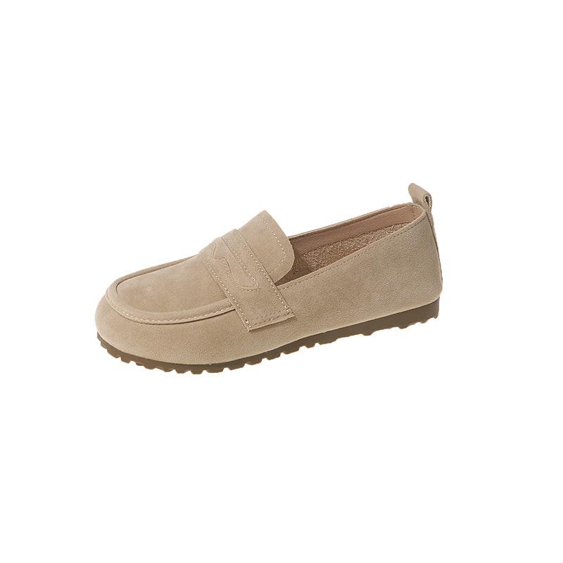 Autumn New Soft-soled Soft-faced Matte Fashion One-pedal Flat-soled Single Shoes Women's Versatile Shoes