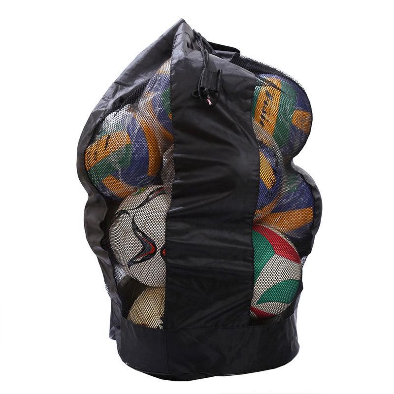 Cross-Border Sports Ball Storage Bag: Large Mesh Drawstring for Football, Basketball, Volleyball Equipment.