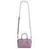 Coach Rowan Refined Pebbled Leather Boston Bag Handbag Mini Women's Purple CW328-SVNII