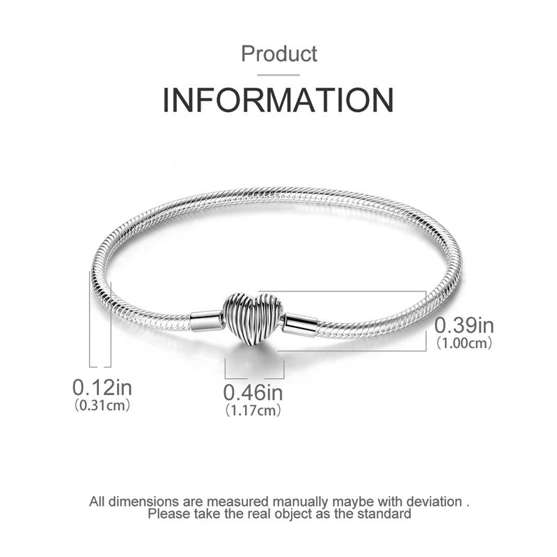 New Original 925 Silver Bracelet Heart Butterfly Bracelet For Women Fit Original Bracelet Charms Beads Jewelry DIY Gift