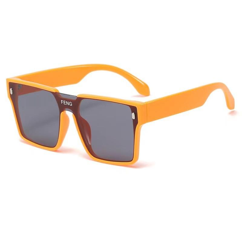 Retro Yellow Sunglasses Women Men Uv400 Sunshade Driving Party Fashion Accessory