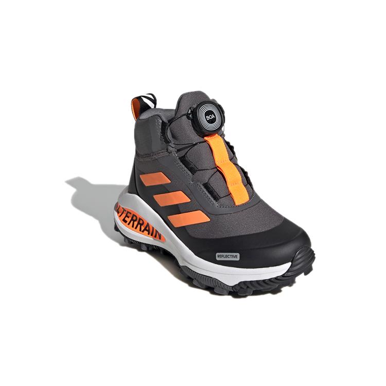 Adidas Fortarun Comfortable Boots Gray Orange Kids' FW2601