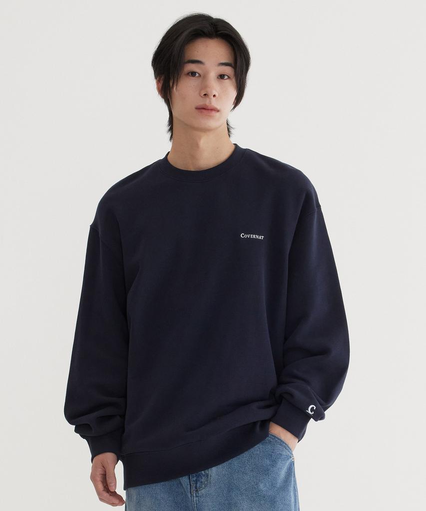 COVERNAT Small Authentic Sweatshirt Dark Navy