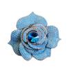 Chinese Camellia Brooch with Turquoise, High-End Corsage Sweater Chain, Women's Fashion Accessory