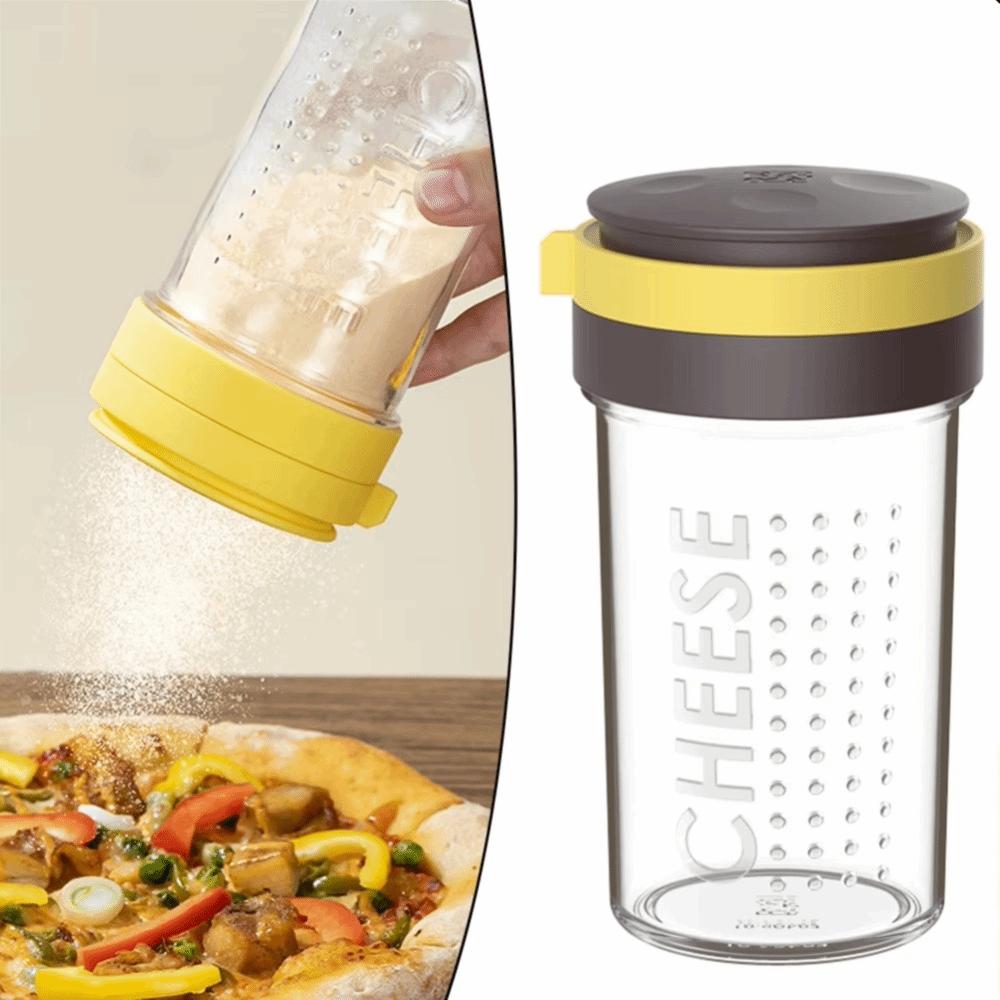 Rotatable Lid Grated Cheese Bottle Dustproof Barbecue Seasoning Jar Cheese Sprinkler  Cumin Powder