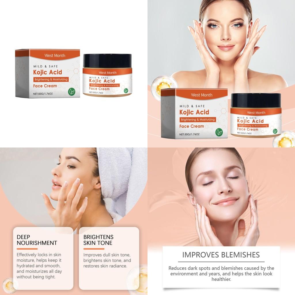 West Month Luxurious Moisturizing Cream Gentle Nourishing Hydrating Facial Skin Care Cream