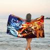 1pc Akaza Beach Towel with Custom Name, Beach/Swimming/Bath/Picnic/Camping Towel, Suitable for Seaside Beaches