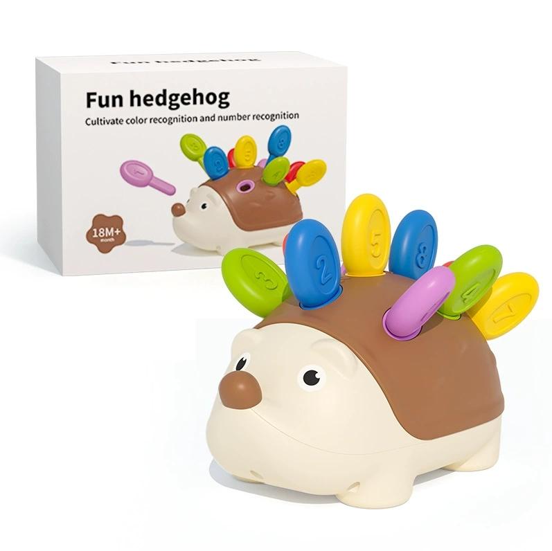 Non-Toxic Montessori Baby Hedgehog Toys Concentration Training Education Toys Fine Motor Sensory Educational Toy For Kids Birthday Gifts