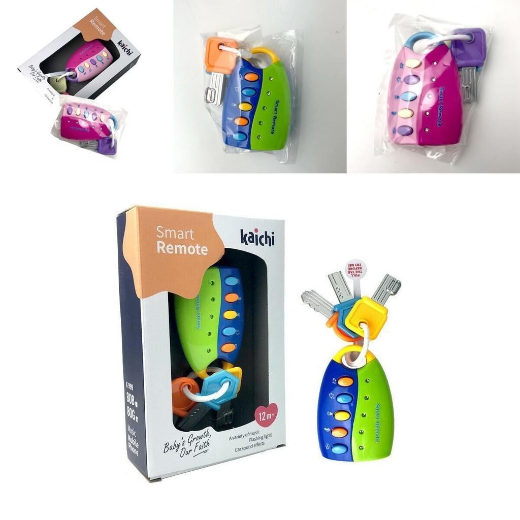 Entzückender Baby-Autoschlüssel Musikalische Schlüssel Spielzeug Mit Ton- Und Lichtfunktionen Für Lustiges Spielen