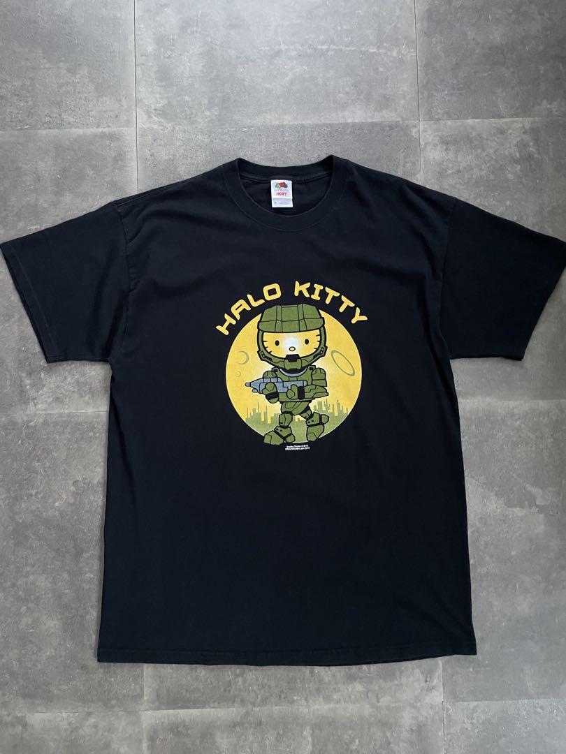 

[USED] Halo Kitty Xbox One T-shirt in black (1990s)