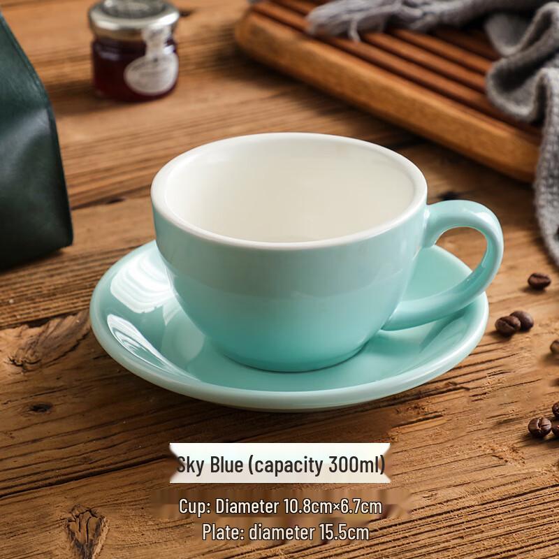 Ceramic Cappuccino & Latte Art Coffee Cup Set