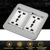 Multi Functional Embedded Socket 13A Three Hole Charging Power Socket Household Waterproof Ground Socket