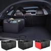Trunk Organizer For SUV Foldable Waterproof Large Capacity Large Cargo Car Storage Organizer For Truck RV Sedan Automotive Home