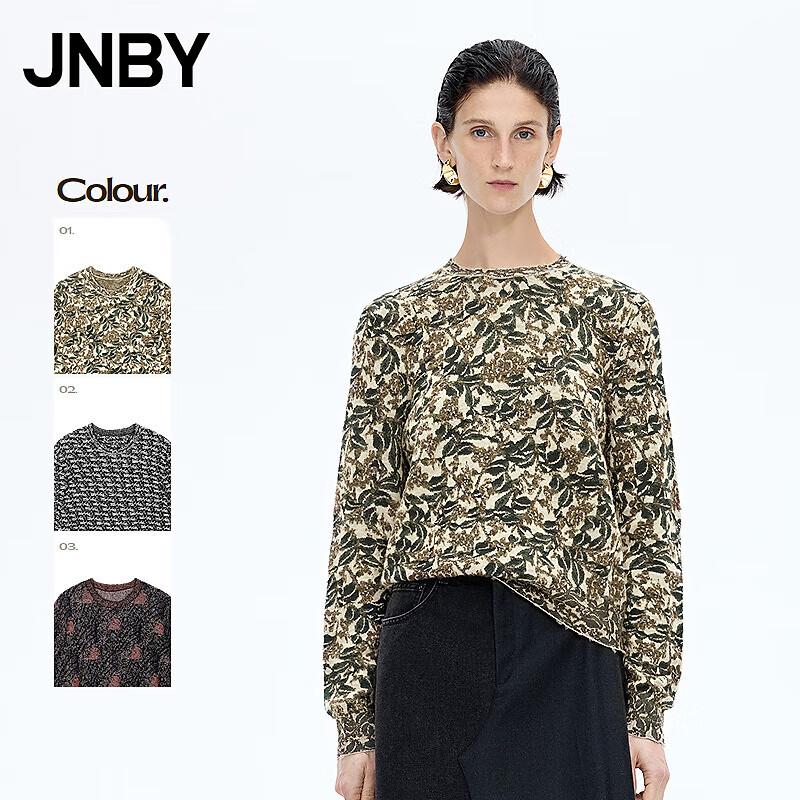 JNBY 2025 Winter Wool Knit Pullover Sweater