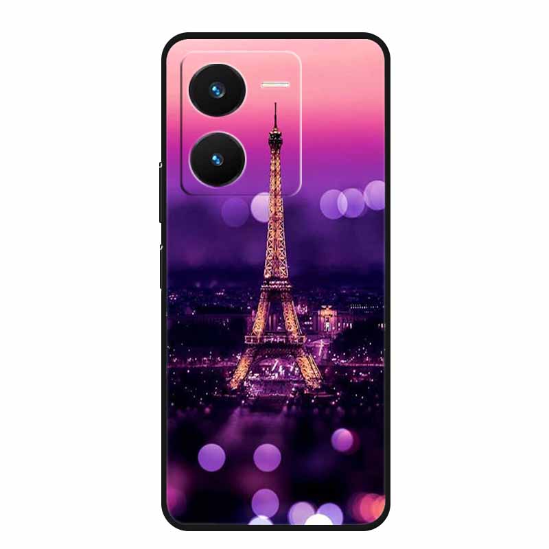 For Vivo IQOO Z8X Case Original Soft TPU Silicon Phone Back Cases for Vivo IQOO Z8 V2314A V2312A IQOOZ8x Protector Fashion Shell