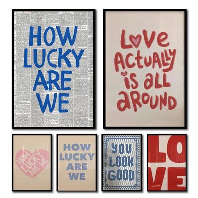 1pc Retro Trendy Aesthetic Poster Apartment Decor Typography Hand Written Quote Wall Art Digital Livingroom Dining Room Kitchen