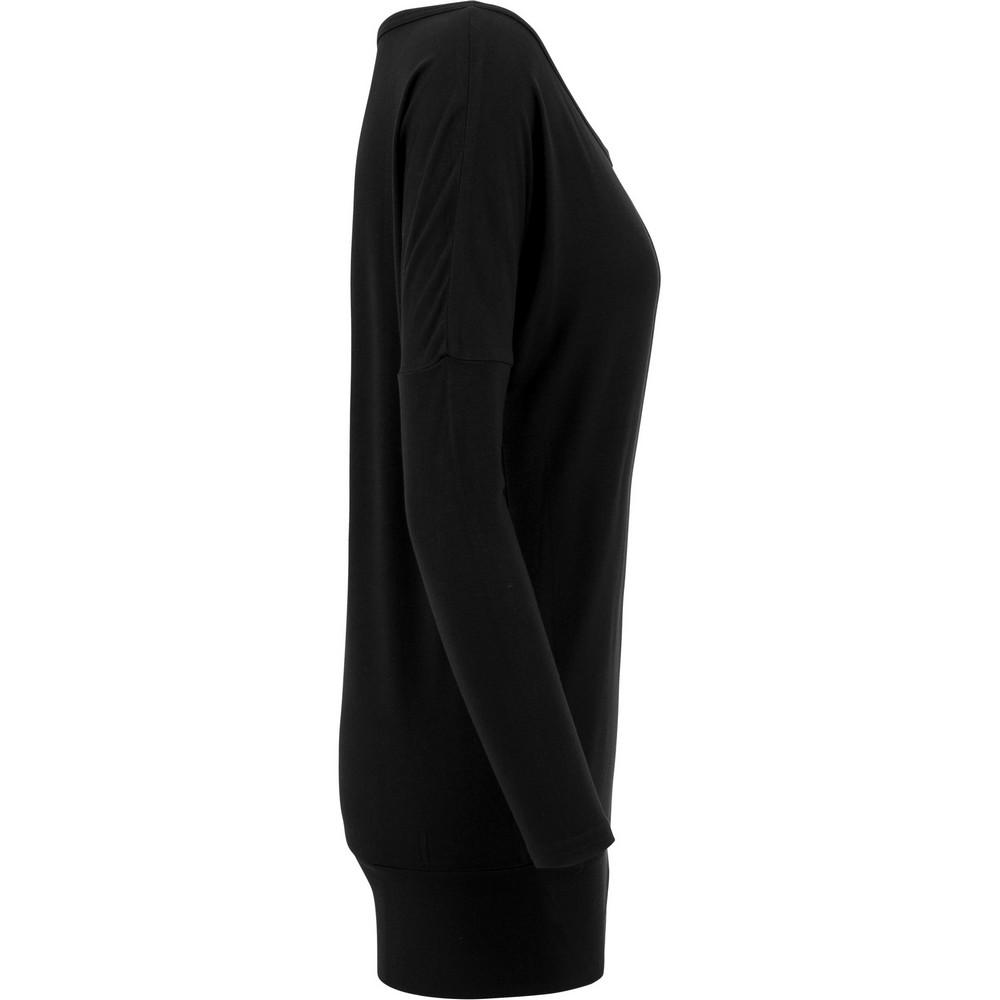 Build Your Brand Womens/Ladies Viscose Long-Sleeved Sweatshirt
