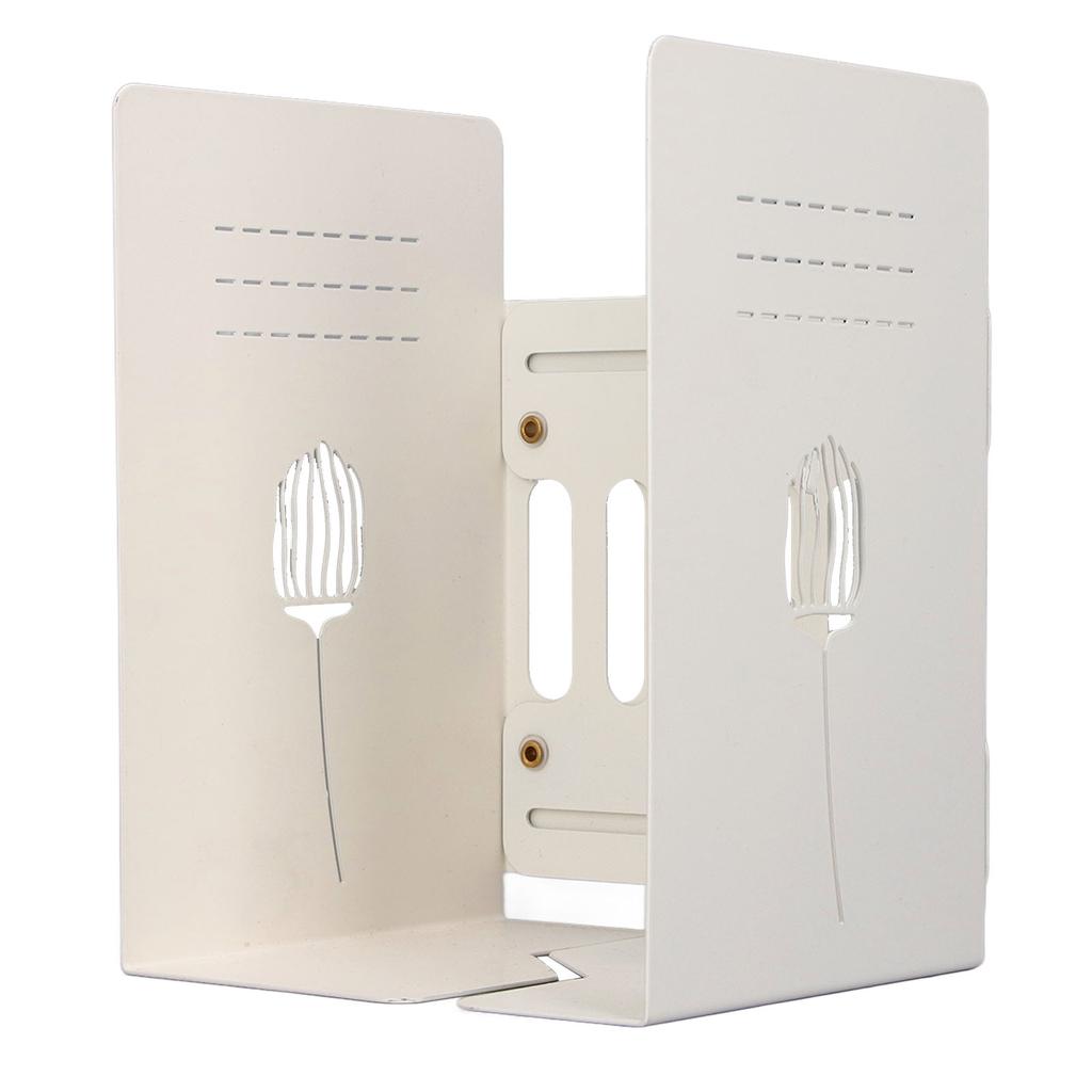 4Pcs Retractable Book Ends Retractable Design Heavy Duty Metal Widely Used Metal Bookends for Books