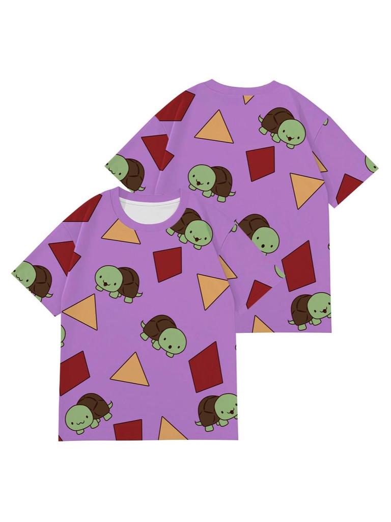 Demon Hunter Girl Group K-POP Trend 2025 Short-Sleeve T-Shirt, Cartoon Anime Style Pajamas