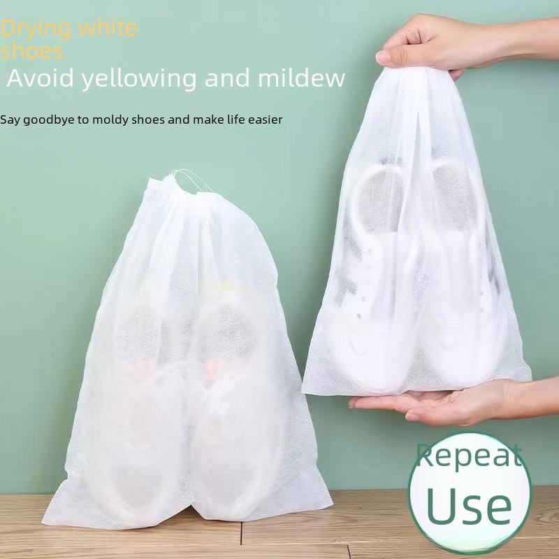 

Reusable Non-woven Shoe Storage Bag, Anti-yellow and Moisture-proof 24x38cm