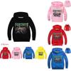 Felpa con cappuccio Fortnite per bambini e bambine, maglione, tuta intera in comodo tessuto misto cotone