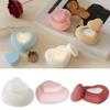 Exquisite Love Ceramic Candle Mold DIY Crystal Dropping Gypsum Storage Can Aromatherapy Candle Cup Candlestick Silicone Mold