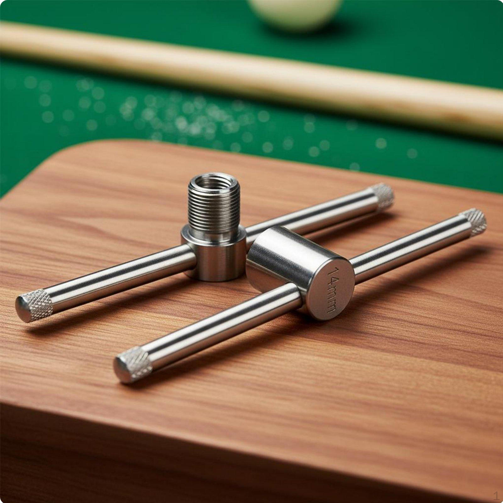 Pool Cue Tip Clamp Billiard Press Tool Presser Billiards Accessory for Game Room Universal