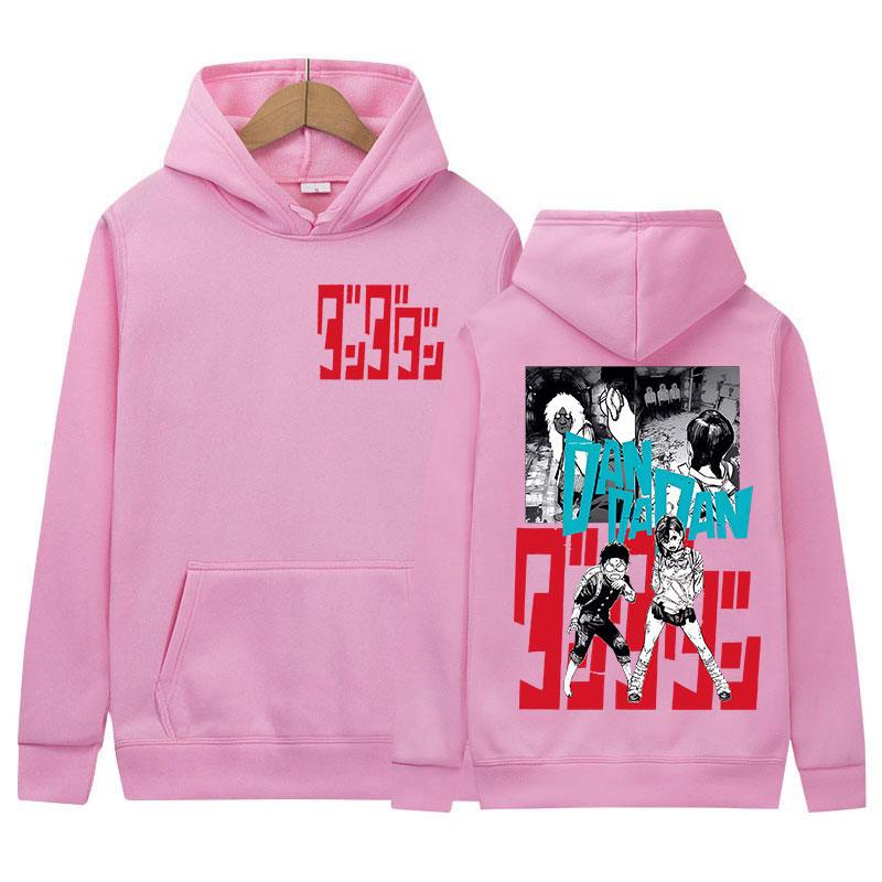 Japanese Anime Dandadan Okarun Graphic Hoody Mens Women Gothic High Street Pullover Sweatshirts Vintage Oversized Fleece Hoodies