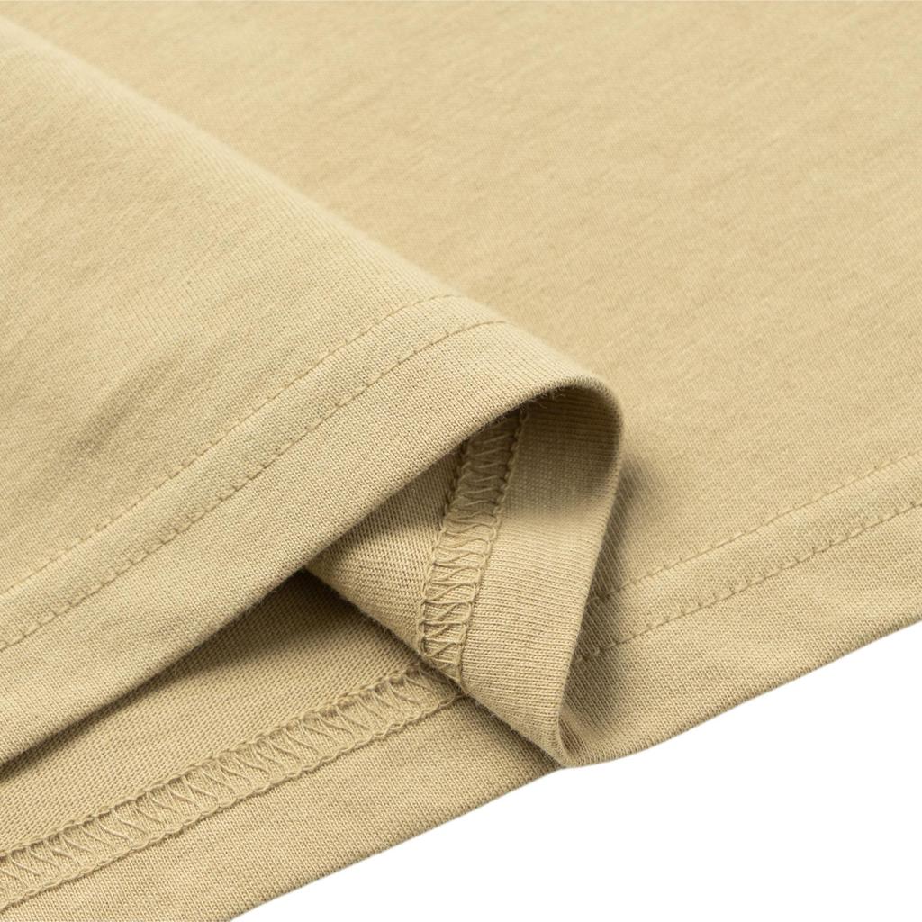 Polo Ralph Lauren Solid Color Pony Embroidered Round Neck Short Sleeve T-Shirt Kids Tops Beige 323832904-153