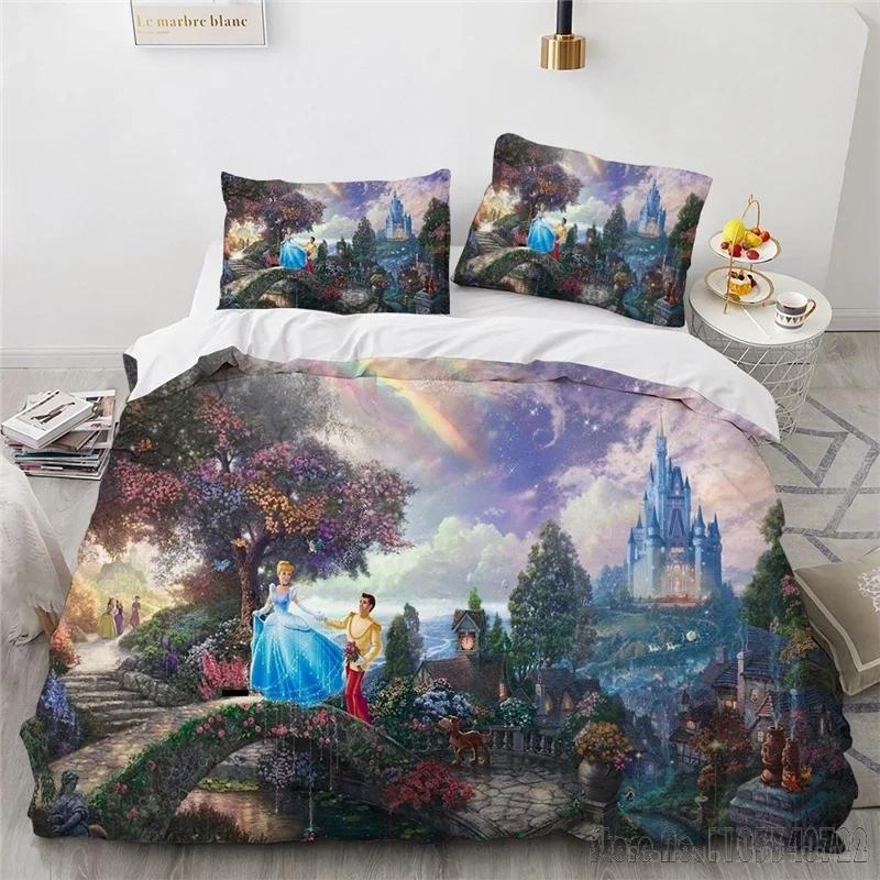 3D Cartoon Film Aladdin Duvet Cover Set HD Comforter Cover for Kids Bedding Sets Bedclothes Bedroom Decor