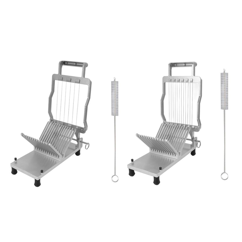 Hand Held Cheese Cutter Manual Cheese Cutter Stainless Steel Easy Grip Handle Scale Lines Rust Proof for Kitchen