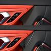 2x Carbon Fiber Car Inner Door Handle Trim Accessories For BMW Z4 G29 -