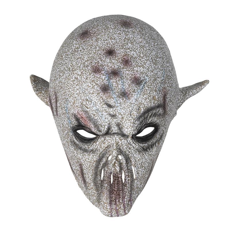 Halloween Bloody Warrior Skull Mask - Horror Game Headgear & Party Prop