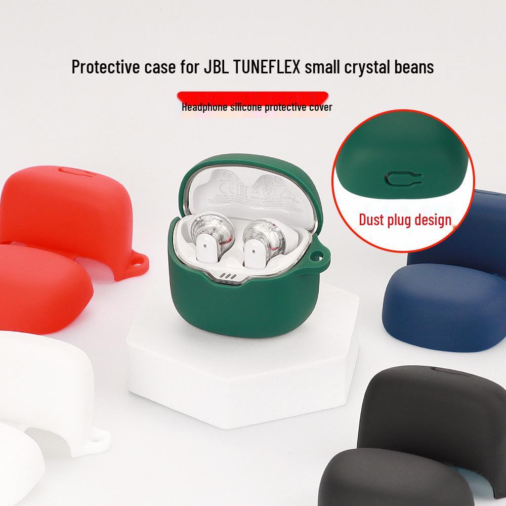 JBL Tune Flex Small Crystal Bean Ohrhörer Silikon Schutz Ladecase