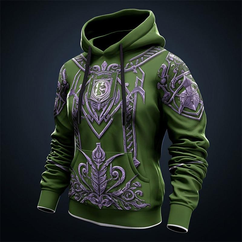 

Men s Graphic Armor Hoodie Hoodies Sweatshirt Fashion Daily Basic Casual Long Sleeve Hooded Carnival Vacation Sports 5XL