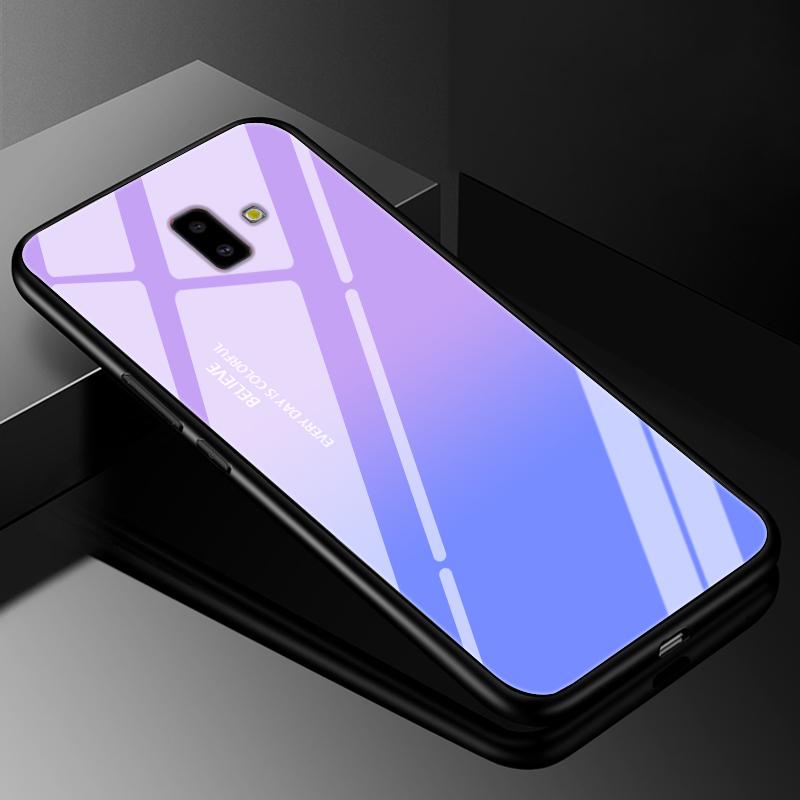 For Samsung J6 2018 Case Cover Tempered Glass Cases for Samsung Galaxy J4 J6 Plus 2018 J8 J7 J730 2017 Prime Hard Back Bumper J6