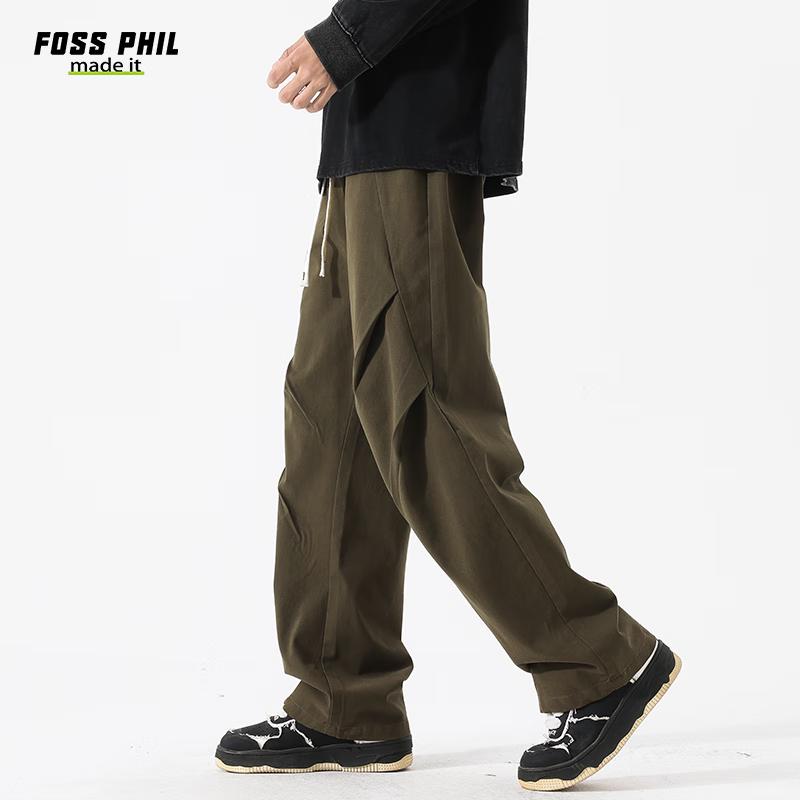 Foss Phil Men's Autumn/Winter Loose Cotton Cargo Pants