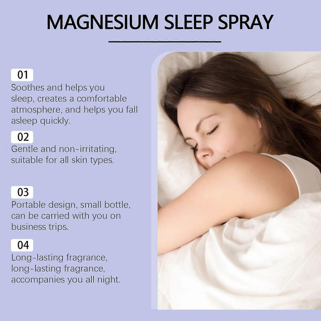Woodsleep Magnesium Oil Spray - Improves Sleep, Relieves Physical Fatigue And Discomfort, Sleep Care Spray