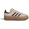 Adidas Originals Gazelle Bold Cream White Maroon Women's
