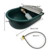 Plastic With Drain Hole Cattle Water Bowl Drinking Bowls For Horse Dog Sheep Automatic Float Farming Trough Livestock Drink Tool