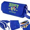 Witch Hunters Cartoon Print Large Capacity Double-Layer Portable Pencil Bag For Primary And Secondary School Students